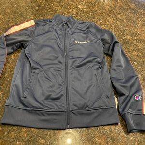 Champion Navy Blue track suit size kids XL